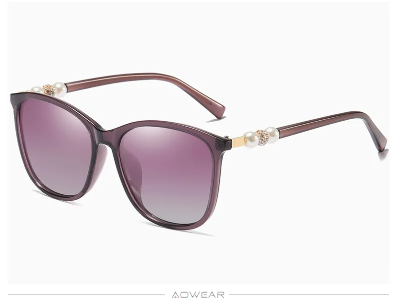 AOWEAR, винтажные Поляризованные солнцезащитные очки, женские, для вождения, прозрачные, солнцезащитные очки,, новые дизайнерские очки, оттенки, UV400, очки, Gafas De Sol