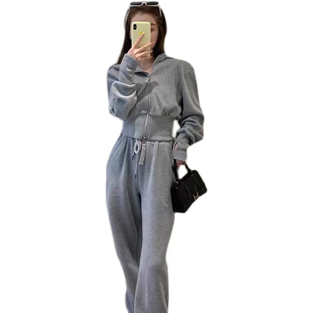 

Women Solid Color Casual HoodieTracksuit Set Sports Suit Running Clothes Jogging Sweatshirts Workout Outfits Gym Sportswear