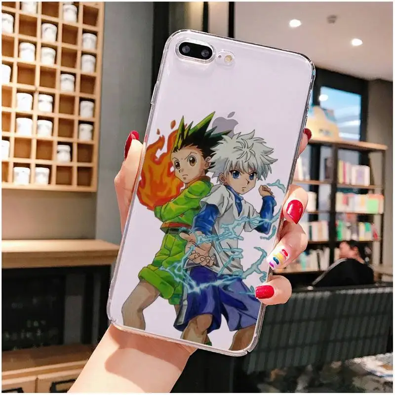 TOPLBPCS HUNTER x HxH Gon Killua аниме чехол для телефона iPhone 11 12 13 mini pro XS MAX 8 7 6 6S Plus X 5S SE 2020 XR |