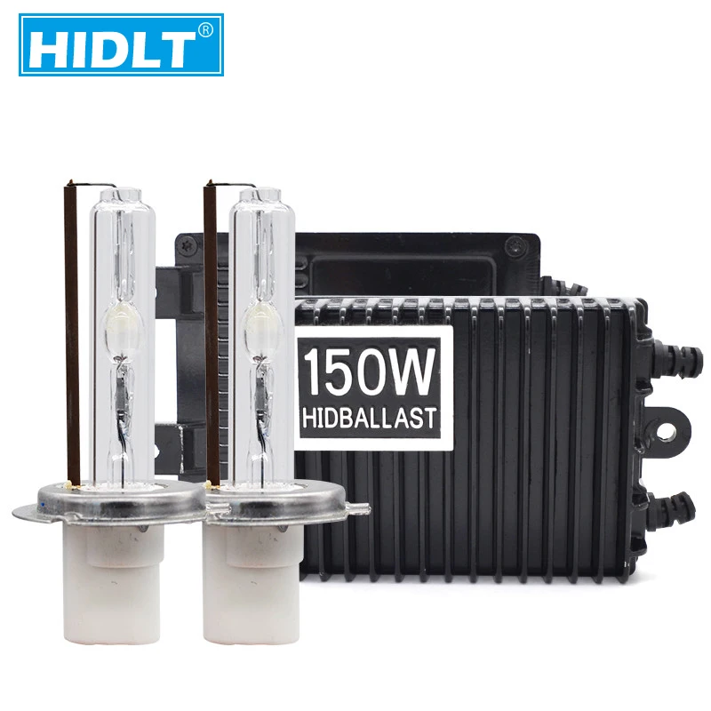 Ксеноновые лампы HIDLT для автомобисветильник 1 комплект 12 В 150 Вт H1 H3 H7 H11 9005 9006 D2H