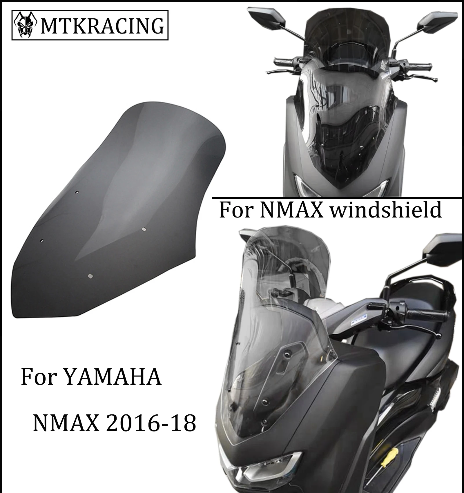 Обтекатель для лобового стекла мотоцикла MTKRACING YAMAHA NMAX155 N MAX 155 NMAX 150|Козырьки от