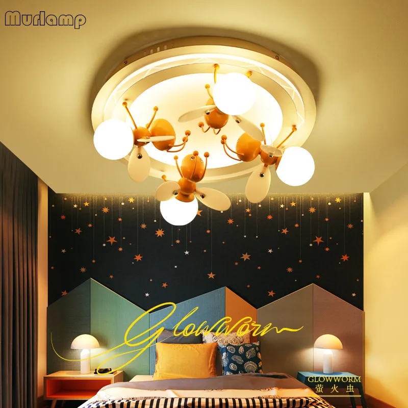 Светодиодные лампы для детской комнаты креативные потолочные светильники в