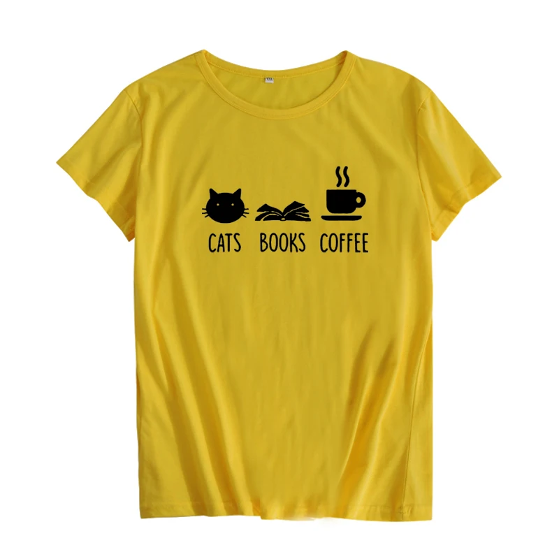 Женская футболка в стиле Харадзюку черно-белая с изображением кота для