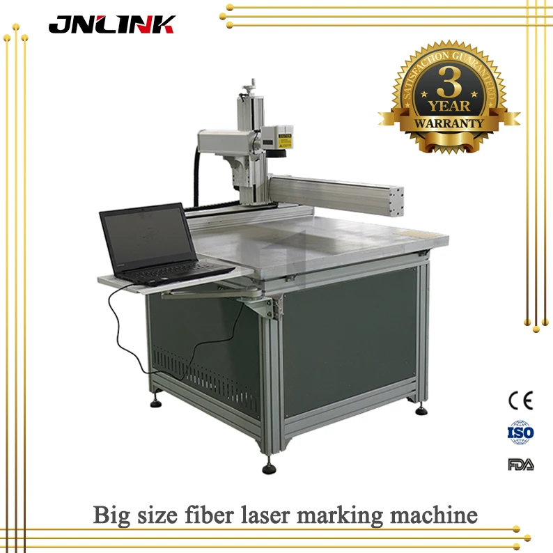 Оптоволоконная лазерная маркировочная машина большого размера для бирок