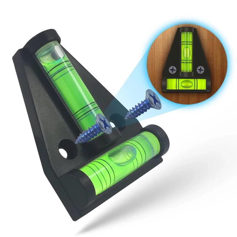 Mini Spirit Level Measurement Instrument T-type Two Ways Bubble 2 Way Each Has Screw Holes | Инструменты