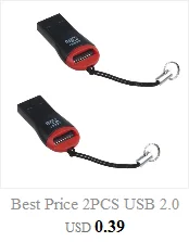Micro USB 2,0 Мини-считыватель карт SD TF T-Flash высокоскоростной портативный лучшая цена