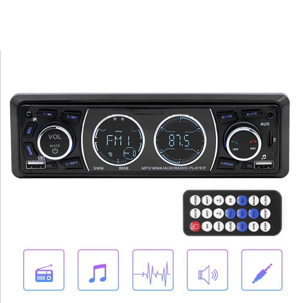 Автомагнитола 1 Din MP3 плеер Стерео Авторадио мультимедийный Автомобильный аудио