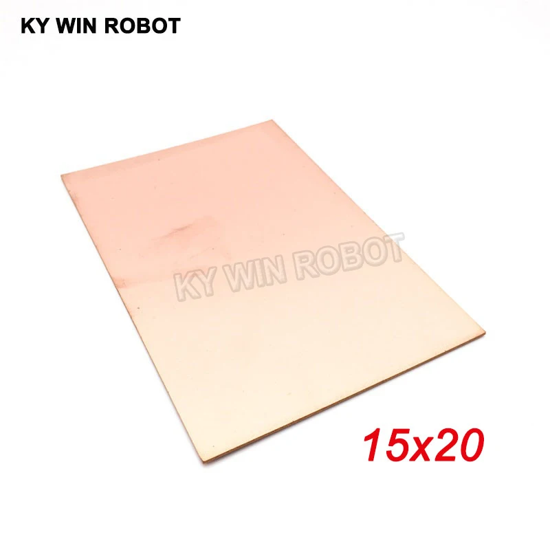 1 шт. FR4 PCB 15*20 см односторонняя медная плакированная пластина DIY Kit ламинат
