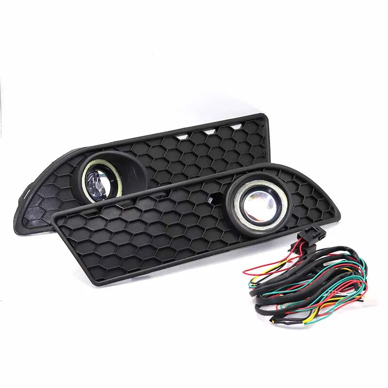 Пара белый цвет передний противотуманный светильник s лампы выпуклое зеркало