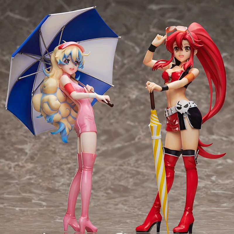 

Hobby Max Tengen Toppa Gurren Lagann Yoko Littner Yomako Nia Teppelin Race Queen Ver PVC Action Figure Model Toy 22CM