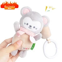 rabbit baby hanging bed safety seat animals plush toy hand bell multifunctional plush bunny monkey toy stroller mobile gifts