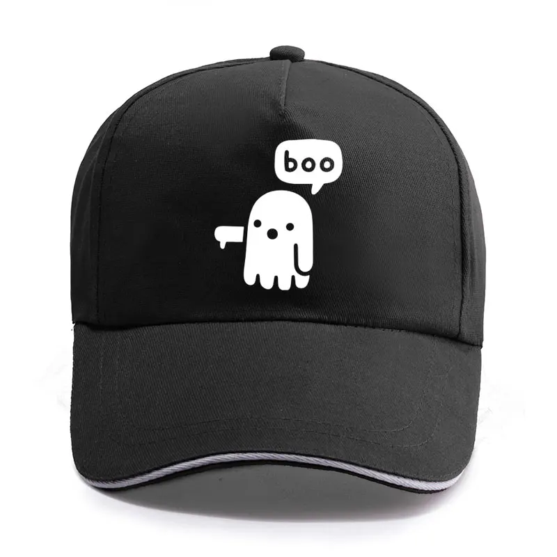 Бейсболка с рисунком boo повседневная хлопковая кепка унисекс для мужчин и женщин