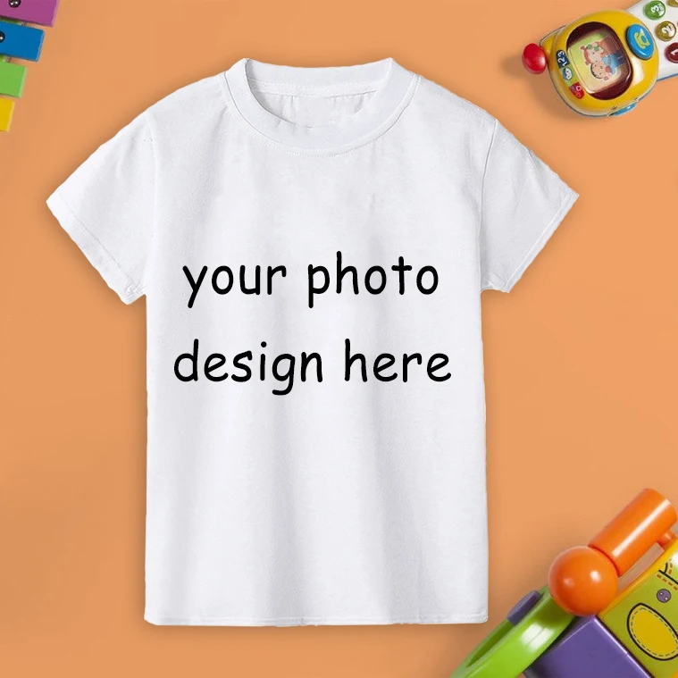 Детская индивидуальная футболка на заказ с именем для мальчиков и девочек