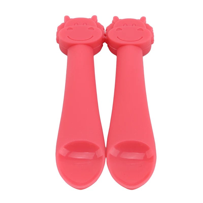 

Hot Cartoon Baby Silicone Animal Pattern Soft Feeding Spoon Tableware Newborn Food Training Spoon Infant Feeding Spoons Dishes