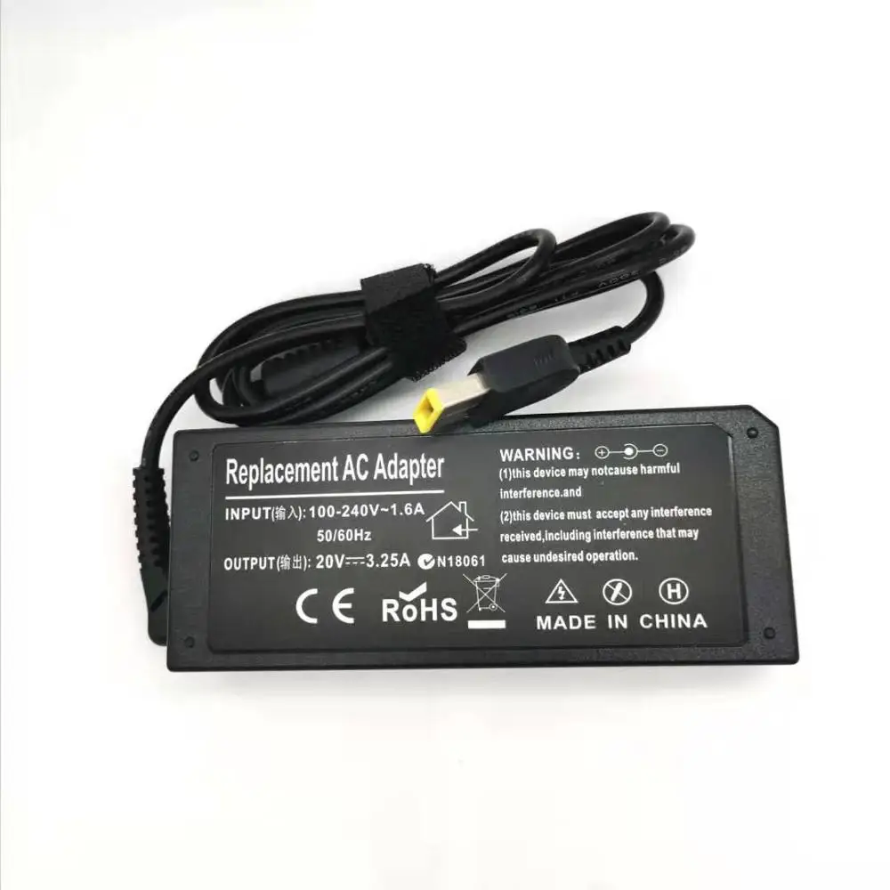 Зарядное устройство для ноутбука Lenovo X1 Carbon E431 E531 S431 T440s T440 X230s X240 X240s G410 G500 G505 20 в 3 25