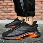 Мужская повседневная спортивная обувь; Трендовые мужские кроссовки с флуоресцентным эффектом; Модная дышащая Уличная обувь; Новинка 2021 года; Удобная повседневная обувь