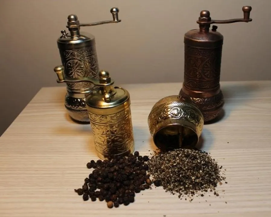 1 шт. Подлинная Анатолийская ручная медная мельница для соли и перца специй 4 3
