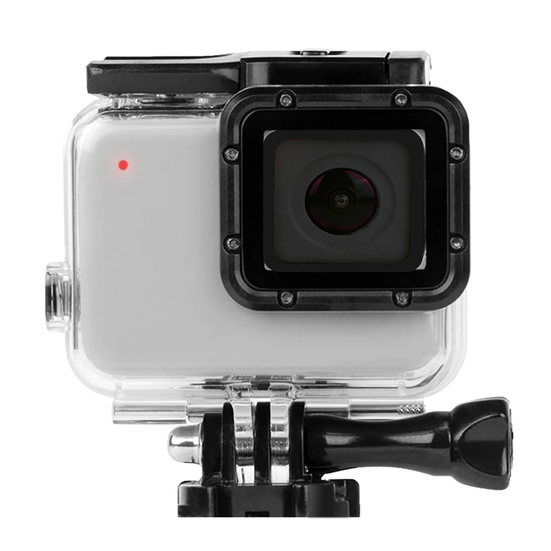 New Hero7 45m Waterproof Case Housing For Gopro Hero 7 Silver & White Underwater Protection Shell Box Go pro Accessories
