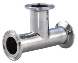 

Free shipping 3/4'' 19mm Stainless Steel Sanitary Tri Clover Compatible Clamp Tee