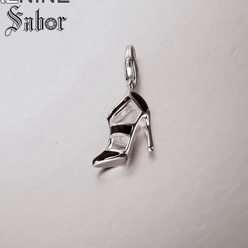 Классические сандалии на высоком каблуке с серебряным покрытием очаровательные