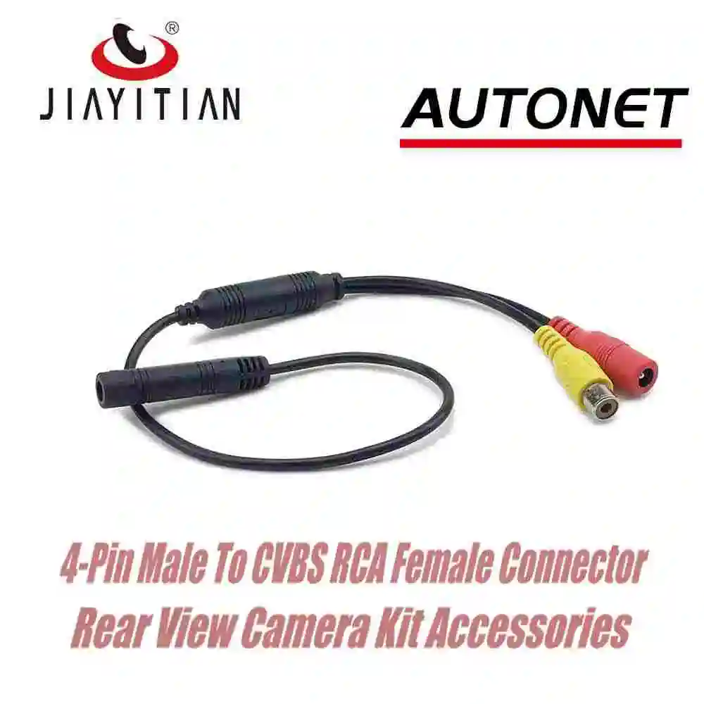 JIAYITIAN запасная камера заднего вида для DIY 4-контактный разъем типа Папа-CVBS RCA