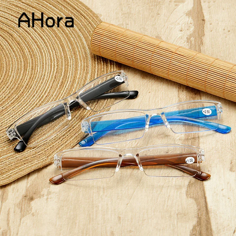 Ahora маленький легкий каркас пресбиопии очки для чтения унисекс композитные линзы