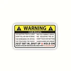 Автомобильная наклейка, наклейка, предупреждающие правила, наклейка, наклейка для авто, без подушек безопасности, мы умираем как настоящие мужчины для BMW, Audi, Honda, Toyota, KIA