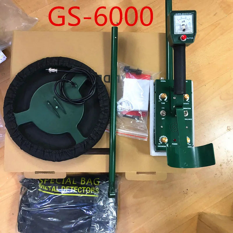 GS-6000 мини подземный металлоискатель Охотник за сокровищами с наушниками Максимальная глубина 8,5 м светодиодный экран