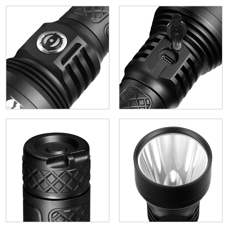 Светильник с подзарядкой от USB Lumintop ODL20C CREE XHP35 HI max 2000 люмен 860 М тактический фонарь дальнего действия ручной светильник