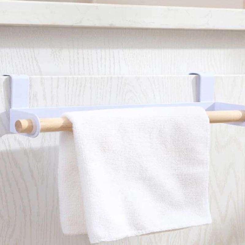 single pole paper towel holder rack Bathroom Toilet Roll Paper Holder Cupboard Hanger Hook Kitchen Accessories white | Обустройство