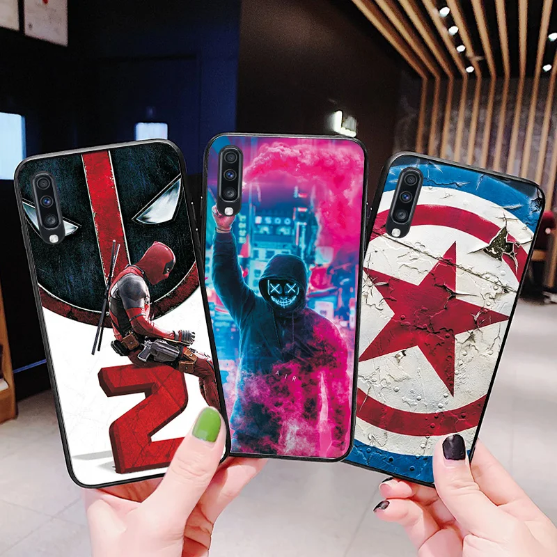 Для samsung Galaxy A10 A20 E A30 A40 A60 A50 A70 чехол-накладка на Joker Venom ЧЕРНЫЙ ТПУ чехол для телефона samsung A50S A30S A70S чехол