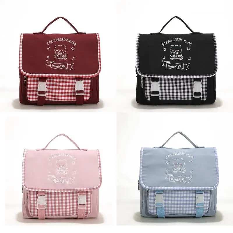 

Japanese Fashion Ladies Backpack Canavs Kawaii Women School Bags for Teenager Girls Shoulder Casual Rucksack Cute Bagpack Hot