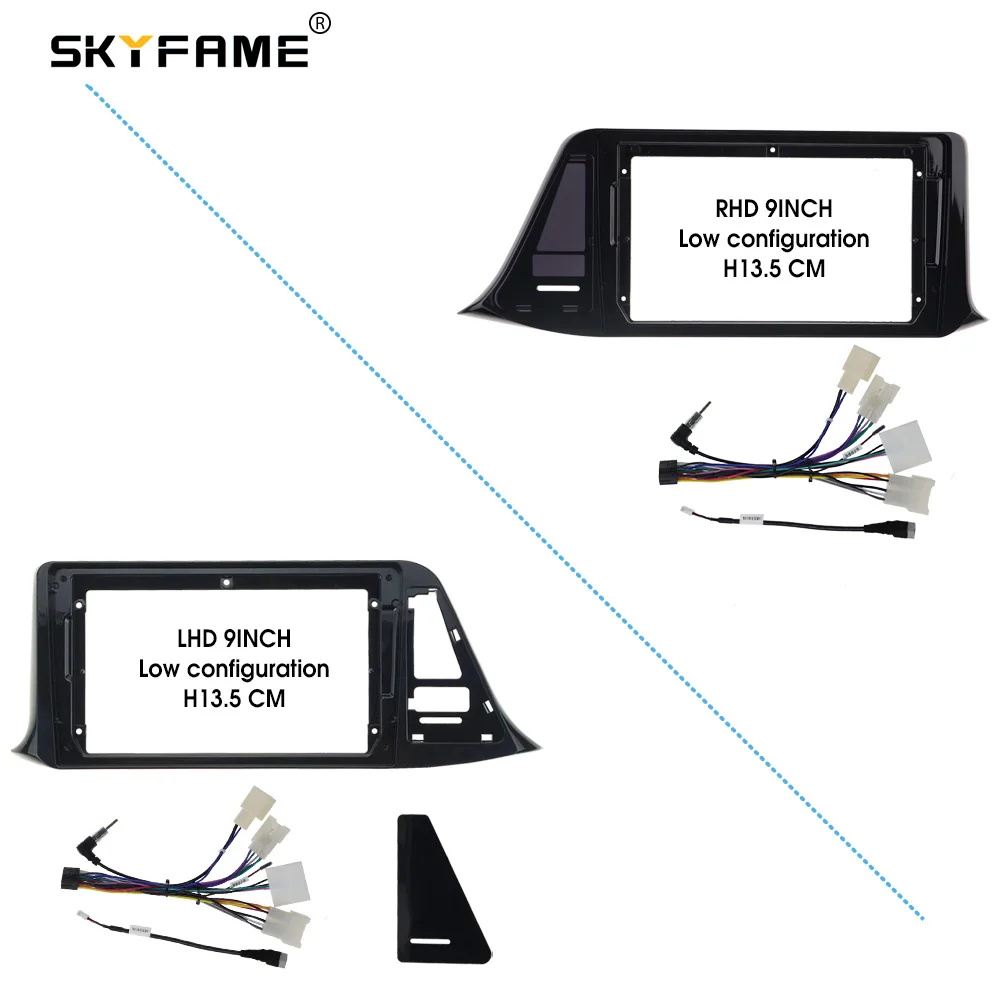 

SKYFAME Car Frame Fascia Adapter Canbus Box Decoder Android Radio Dash Fitting Panel Kit For Toyota Chr C-HR