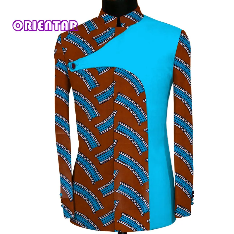 Куртка с Африканским принтом пальто Мужская африканская официальная рубашка
