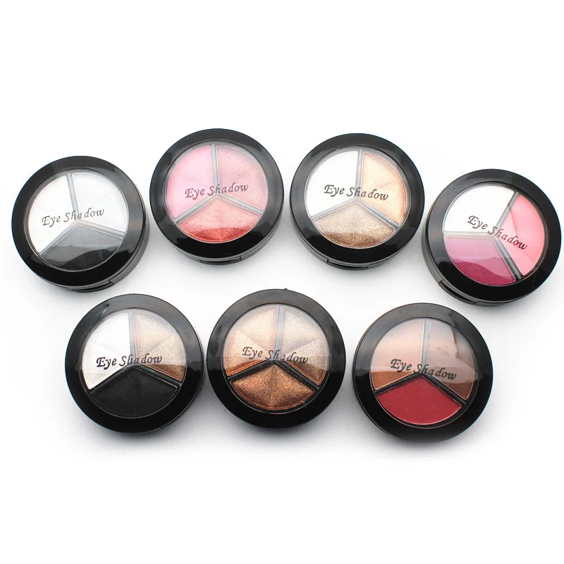 Палитра теней для век 3 цвета стойкая косметика макияж подарок женщин EY669 |