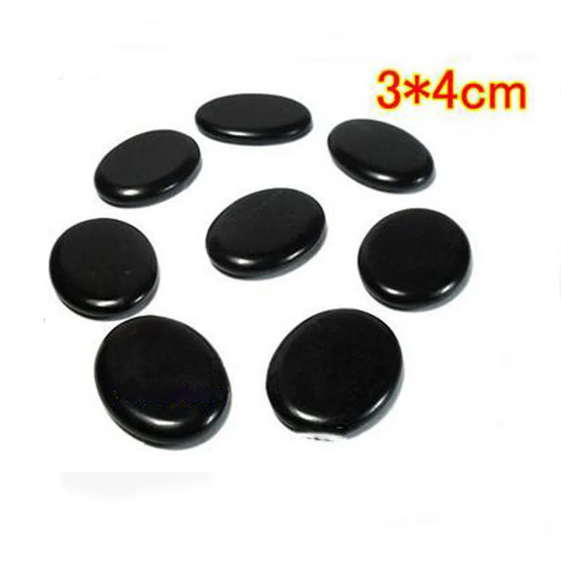 12 шт. черная лава массаж камнями спа Базальт горный хрусталь натуральный терапии