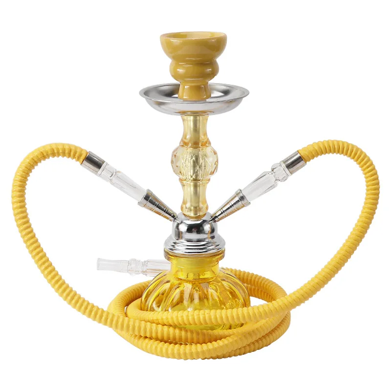 

Portable Glass Hookah For Smoking Shisha Narguile Chicha Sheesha With Hose Bowl Water Pipe Hookahs Set Gadget For Smoking Lovers