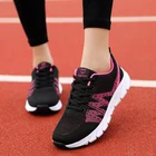 Кроссовки женские сетчатые, повседневная обувь для ходьбы, плоская подошва, дышащие, для тенниса, 2020