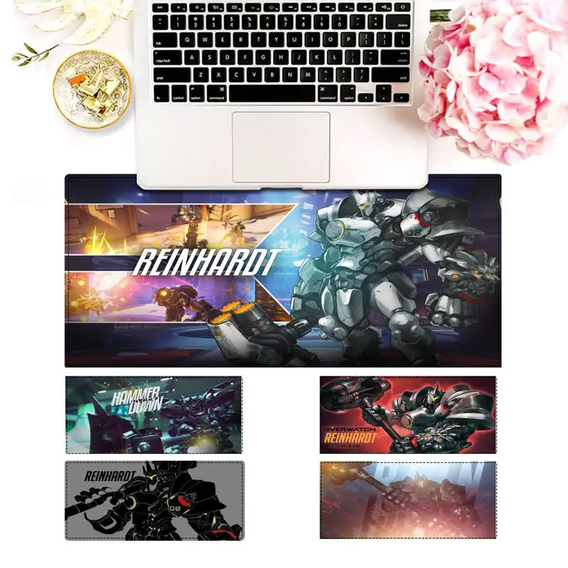 

Factory Direct Reinhardt Gaming Mouse Pad Gaming MousePad Large Big Mouse Mat Desktop Mat Computer Mouse pad For Overwatch