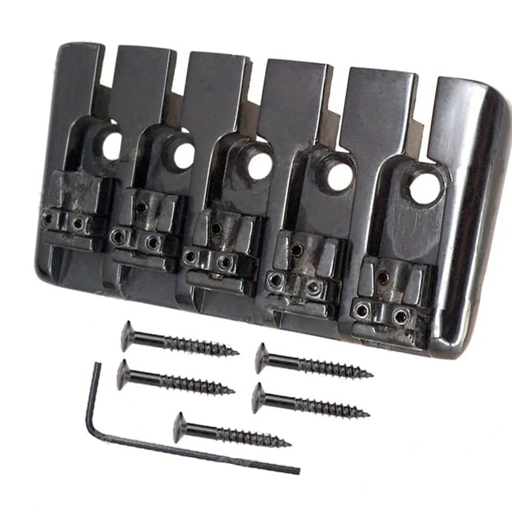 Набор хромированных седловых мостов в винтажном стиле для 5 струнных аксессуаров