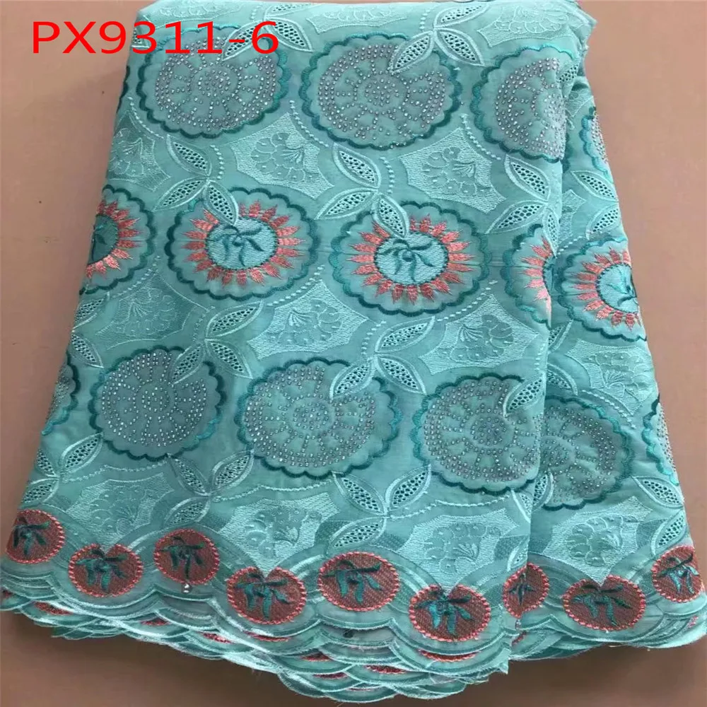 Новое поступление Высококачественная швейцарская хлопковая вуаль кружево