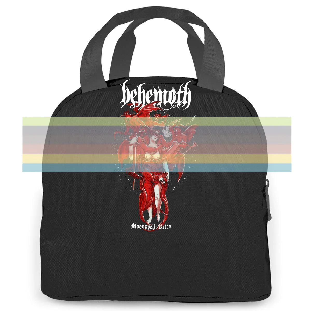 

Behemoth Moonspell Rites Black Hight women men Portable insulated lunch bag adult