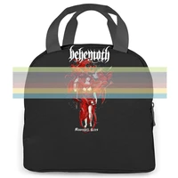 behemoth moonspell rites black hight women men portable insulated lunch bag adult