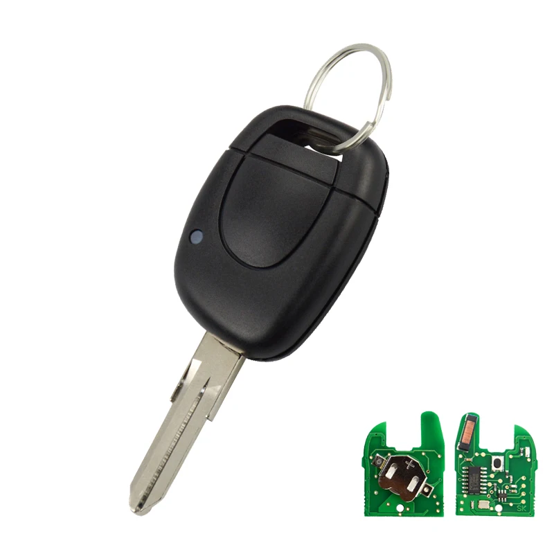 OkeyTech 1 Кнопка 433 МГц ID46Chip дистанционный ключ автомобиля для Renault Master Kangoo Clio Twingo Uncut NE73 VAC102 замена ключа лезвия - Количество кнопок: VAC 102 Blade