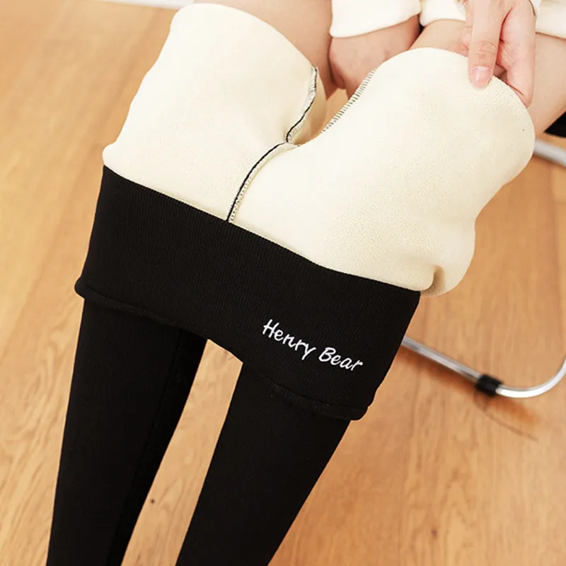 Hight Waist Slim Leggings Winter Women Leggings Velvet Warm Women Solid Legging Comfortable Keep Warm Stretchy Legging