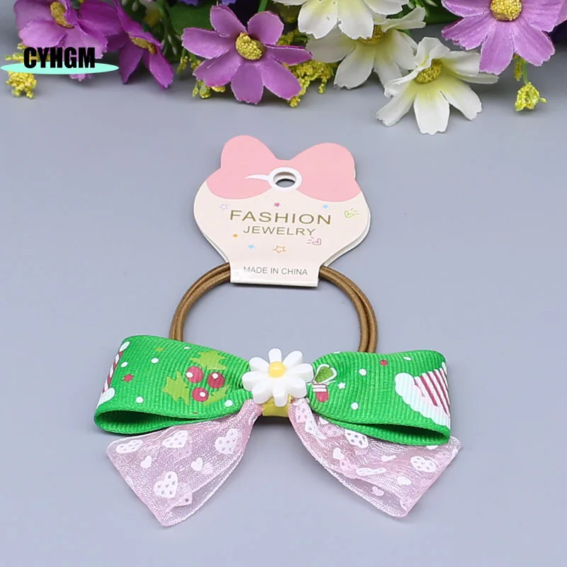 Новая мода в Корейском стиле с эластичной резинки для волос резинка обтянутая