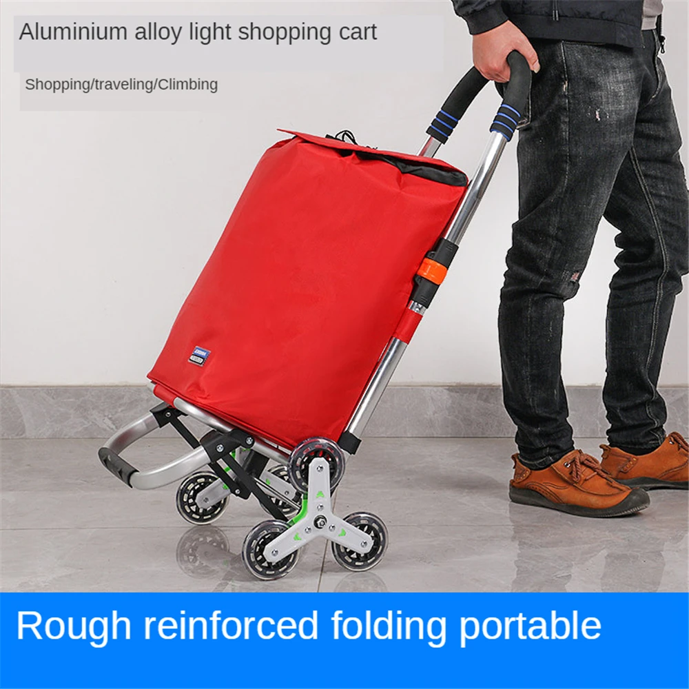 B LIFE лестниц для колеса тележки Складные Компактный продуктовые Pull тележка