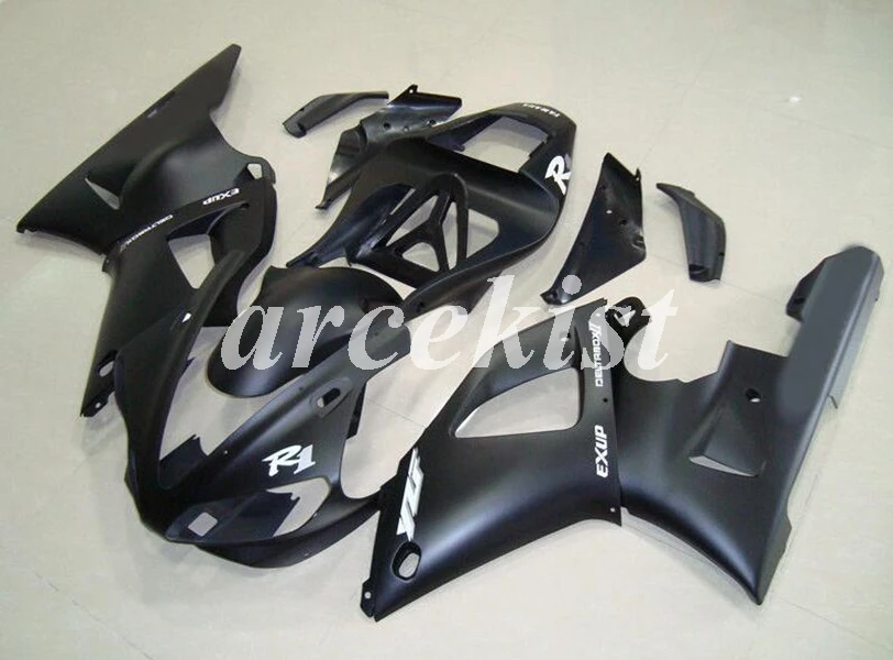 

НОВЫЕ комплекты обтекателей из АБС-пластика, подходят для Yamaha YZF 1000 R1 00 01 YZF-R1 2000 2001, комплект обтекателей для мотоциклов, черный и матовый обт...