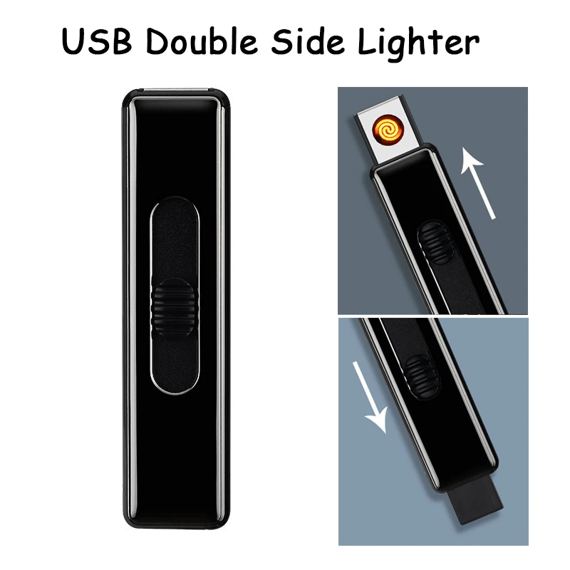 Игрушка спортивный EDC двухсторонний USB Электронный светильник для сигарет с