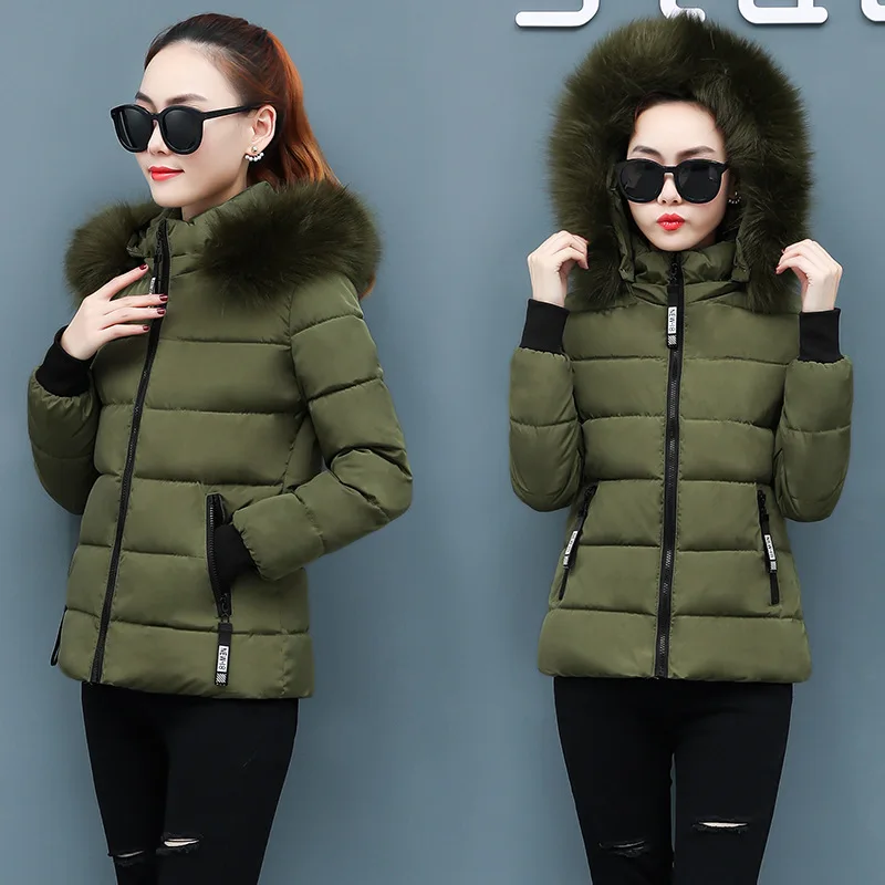 Новинка 2020 Женская хлопковая куртка верхняя часть средней длины толстая